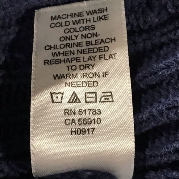 Maurices denim color Long sleeve asymmetrical sweater - Picture 7 of 10